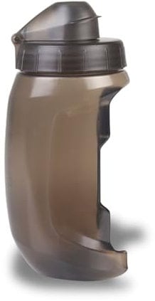 MonkeyLink MonkeyBottle TWIST SET 450ml Trinkflasche inkl. Fahrradhalterung, Fahrradzubehör (magnetische Halterung, Tropf- und Auslaufschutz, großer Wasserdurchfluss, Volumen: 450 ml), Transparent