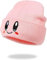 JILANI HANDICRAFT - Kirby Beanie Adulto Taglia Anime Cappello Accessorio Kawaii, Medio-Grande, Rosa, M