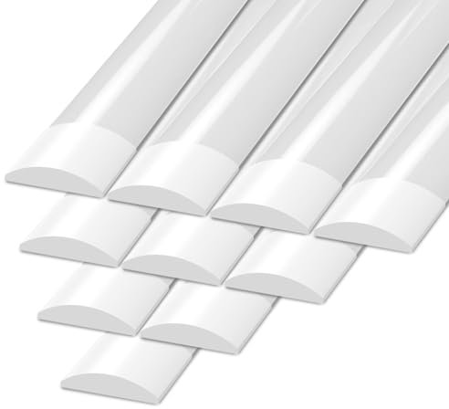 Ledvion - 10x LED Batten T8 Tube 120cm (30W, 6500K, 4800L), bande lumineuse, tube LED Flicker-Free, plafonniers éclairage garage