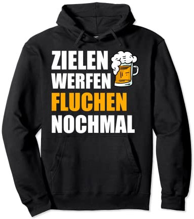 Beerpong König Bierpong Zielen Werfen Nochmal Bierpong Pullover Hoodie