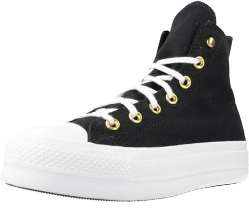 Converse Chuck Taylor All Star Lift Platform Star Studded Schwarz