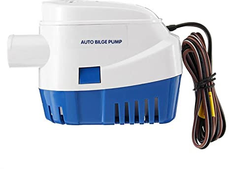 PIGENE Adjustable Small submersible pump 1 PC Automatic Submersible Boat Bilge Water Pump 12V 1100G Auto with Float Switch Submersible Electric Water Pump Small