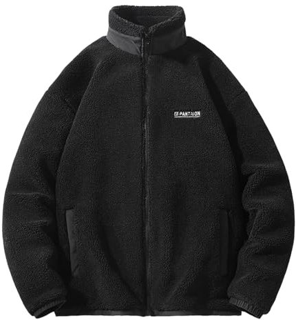Didadihu Weste Herren Outdoor, Männer Microfleece Jacket Norway Teddyfell Teddy Jacke Winter Teddy Jacke Herren Militär Winterjacke Softshelljacke Fliesjacke Reißverschluss Übergrößen