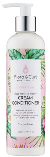 Flora & Curl Rose Water & Honey Cream Conditioner 300 ml