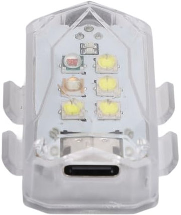 Drohnenblitz-LED-Lampe, Blitzlicht für 1,5-Zoll-RC-Drohne, 360-Grad-Sichtbarkeit für 4 Pro