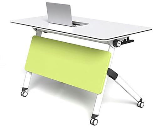 Klappbarer Konferenztisch, Großer Konferenz-Besprechungstisch Klappbar, Klapptisch Schreibtisch Mit Rollen, Mobiler Schulungstisch, Rechteckiger Modularer Seminartisch, Konferenzraumtische(140*60*75cm