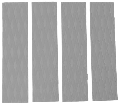 Alomejor 4 Stück Surfbrett-Traktionspads, Vordere Traktions-Anti-Rutsch-Pads, die die Reibung für Skimboards, Kajaks Verbessern
