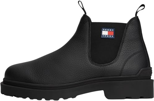 Tommy Jeans Men's Tjm Chelsea Leather Wl Em0em01670Low Boots