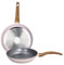 Tognana Pepper Bamboo, Set de 2 sartenes 24/28 cm, aluminio, rosa