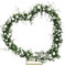 Fiita 2M Metall-Herz-Hochzeitsbogen-Rahmen, gebogener Bogen Hintergrundständer Hochzeitsbögen herzförmiger Hintergrundständer für Outdoor/Innenbereich Garten Kletterpflanzen Hochzeit Party-Dekoration
