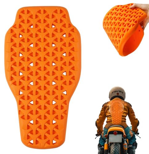 KQWVZ Rückenprotektor Motorrad, 42*23cm Abnehmbare Zertifizierte Rückenprotektor, Motorrad Rückenprotektor, Motorrad Protektoren Flexibel, Protektoren Hohe Sicherheit Unisex Erwachsene