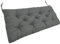 MSNCS Bankauflage Sitzkissen Gartenkissen Bankkissen 90x50/100x50/110x50/120x50cm, Dicke Von 8cm,Sitzauflagen Loungekissen Sitzpolster Auflage Für Bänke/Gartenbank(Dark Gray,120x50cmx8cm)