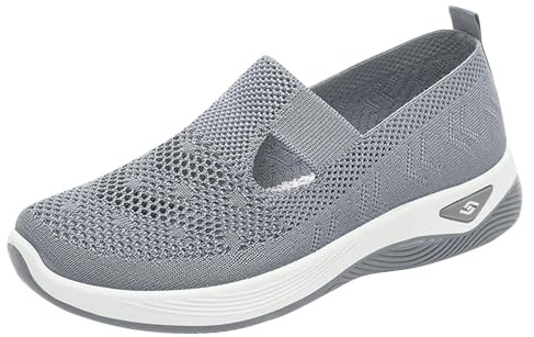 Generico Scarpe Senza Lacci Donna Sandali Sportivi Piatti Donna Estate Leggere Scarpe da Spiaggia Sandali da Trekking Comodi e Casual