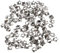 400Piezas Remaches de Metal para DIY Accesorios para Ropa Zapatos y Plata