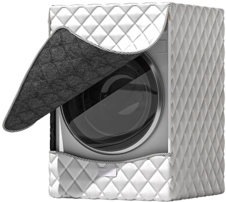 Housses de Protection pour Machine à Laver Extérieur Protecteur Imperméable | Housse Pour Lave-Linge À Ouverture Frontale pour Électroménager à Chargement par le Dessus Intérieur Extérieur