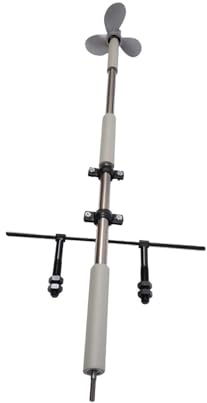QUXVUIS Outil manuel de réparation d'hélice de bateau robuste avec perceuse électrique 18 cm diamètre, support pour bateau et kayak, 1M
