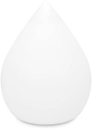 IC Gardenworld LED Solarlampe für Außen | Solarleuchte Garten mit Farbwechsel | Dämmerungssensor | USB & Solar aufladbar | IP67 wasserdicht, RGB LED, dekorative Außenleuchte (Tropfen ca. 30 × 38 cm)