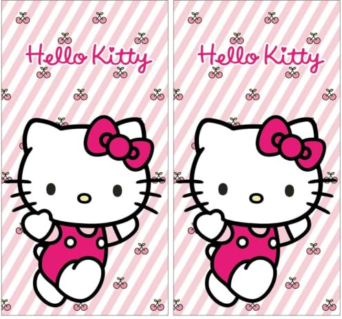 Cerdagroup Mikrofaser-Handtuch Hello Kitty (Packung mit 2)
