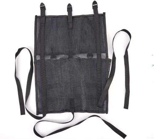 BEAZOOM Under for Seat for Kayak Storage Bag, Nylon Mesh Organiser Pouch with Adjustable Strap for Canoe Accessories