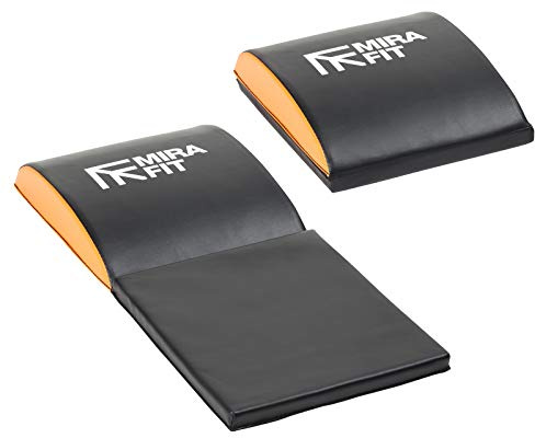 Mirafit Ab Trainer Core Exerciser Mat - Black and Orange