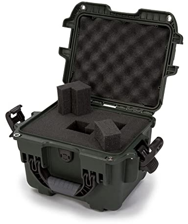 Nanuk 908 wasserdichter Hartschalenkoffer mit Schaumstoffeinlage, Olivgrün