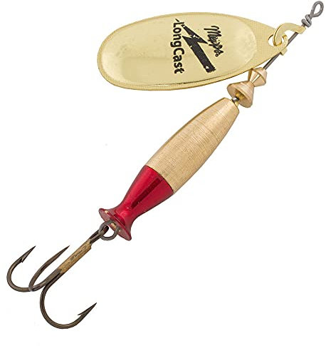 Mepps - Cucchiaino speciale per pesca alla trota Aglia, multicolore, AGLIA LONGCAST OR X1, 3 - 12gr
