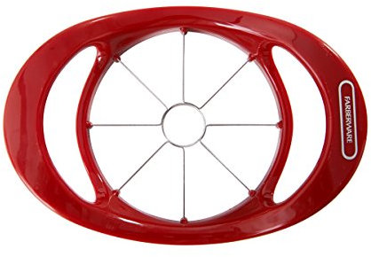Farberware 5216371 Professional Plastic Apple Corer/Wedger with Stainless Steel Blades, Red