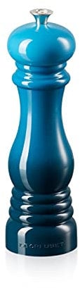 Le Creuset Moulin à Sel Classique Réglable, Plastique ABS Résistant aux Éclats, Anticorrosion, 21 cm, Deep Teal, 96002000642000