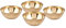 Kanshita's Rasoiware Brass Diya & Small Decorative Bowl (35 ML) for Puja – Elegant Home Decoration for Festivals & Rituals