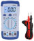Multimetro Multifunzionale, Multimetro Digitale Portatile con Schermo LCD Multimetro Rivelatore di Corrente e Voltage AC DC (Blue White)