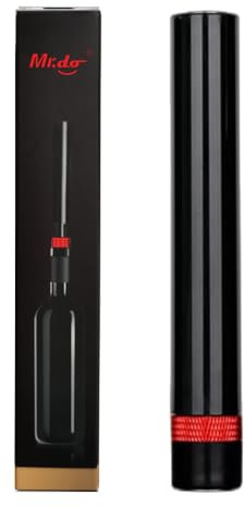 Mr.do Tire Bouchon Portable Poche Pompe à air Ouvre Bouteille de Vin Rouge