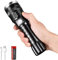 XLENTGEN Lampe Torche Rechargeable 90000 Lumens Lampe de Poche LED Ultra Puissante avec Batterie de 7200mAh, IPX5 Étanche, 5 Modes Lampe Tactique Militaire pour Camping, Randonnée, Urgence