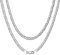 ChainsHouse Silberkette für Damen Herren 925 Panzerkette 5mm breit 36cm+5cm Choker Halskette mit Schmuckbox schönes Geschenk für jeden Alltag