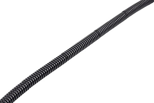 TRU COMPONENTS TC-9388980 Gaine de protection noir 9 mm Marchandise vendue au mètre