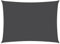 vidaXL Toldo Parasol Lona Protector Solar Sombra de Patio Jardín Terraza Balcón Parque Exterior de Vela Rectangular Tela Oxford Gris Antracita 3x5 m
