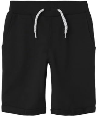 NAME IT Jungen NKMVERMO Long SWE UNB F NOOS Shorts, Black, 110