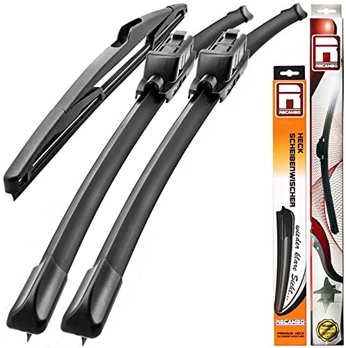 Recambo SCHEIBENWISCHER VORNE + HINTEN kompatibel für CITROEN C4 PICASSO | BJ 06-16 (3er Set: 750mm / 750mm / 350mm)