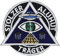 Aufnäher: Stolzer Aluhut Träger Pyramide Das Auge UFO Alien Außerirdische Raumschiffe Bügelbild Anti System Applikation zum aufbügeln | Verschwörungstheorie Alien Weltall 80x75mm