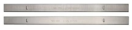 2 pezzi di lame per pialla HSS 261x16.5x1.5mm Lavorazione del legno a taglio singolo per 261mm HMS1070 pialla a spessore JET JPT-10B Sostituisci, come mostrato