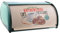 Pisamhid pan metal vintage Roll Top Panera a prueba polvo dactilares, gran contenedor almacenamiento para cocina y mostrador