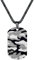 Custom4U Personalisierte Militärische Dog Tag Anhänger Halskette Herren Männer Edelstahl Erkennungsmarke Anhänger mit Namen/Text/Wunsch Gravur mit 50cm+5cm Twist Ketten