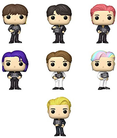 Funko Pop! BTS - Set of 7 - J-Hope, Jimin, Jin, Jung Kook, RM, Suga and V