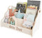 MAMOI® Personalisierte bücherregal mit Namen für Kinder, Bücherkiste für kinderzimmer, Book Shelf, Buchregal, Wandregal kinderregal, Kinderbücherregal aus Holz, Kindermöbel für Kind