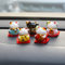 Tissting 5 Uds. Figuritas Japonesas de Gato de la Suerte de Maneki Neko, Figuritas de Gato de la Fortuna, Pequeñas y Lindas Líneas de Colores Brillantes, Figuras de Maneki Neko para Coche