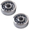 2PCS Luces De Paisaje Submarino - Foco LED Piscina, Foco subacuático sumergible de agujero medio de 12 V/24 V, foco de jardín de acero inoxidable resistente al agua IP68, para terraza de piscina(Green