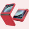 Miimall Coque pour Coque Motorola Razr 40 Ultra, [Protection Camera] Coque de Protection Ultra-Fin Antichoc Anti-Rayure pour Moto Razr 40 Ultra Case (Rouge)