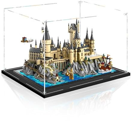 Acryl-Vitrine für Lego 76419 Hogwarts-Schloss und Gelände, staubdichte Vitrine, kompatibel mit Lego 76419 Vitrine (Lego-Modell Nicht im Lieferumfang enthalten) A,2MM