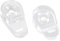 Qrity 40 Stück Glasklemme, Glasregalhalterung Spiegelclips, Kunststoff Halter Clip, Eignet Sich zur Befestigung von 3-4mm Dickem Glas