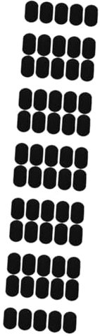 NUOBESTY 60 Pcs Clothing Patch Iron Clothing Repair Patch Kit Costume Patch Jeans Decorative Patches Clothes Applique Denim Jackets Artificial Leather Patches Sew on Accessories Simple
