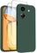 ISOI - Funda para Xiaomi Redmi 13C/Poco C65, Carcasa Silicona líquida Suave, con 2 Pack Protector de Vidrio Templado, Protección de Cuerpo Completo Ultra Delgada a Prueba de Golpes - Verde Noche